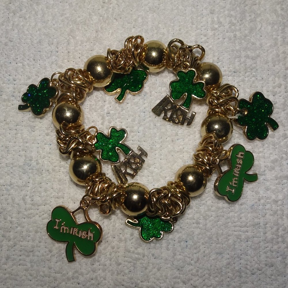 St. Patrick's~Irish Charm Stretch Bracelet